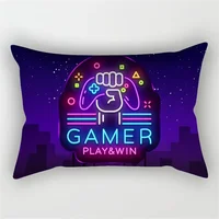 30x50cm 40x60cm 50x70cm esports gaming player handle Print Pillowcase Sofa Hold Car Seat Cushion Cover Gaming Room decor Home 6