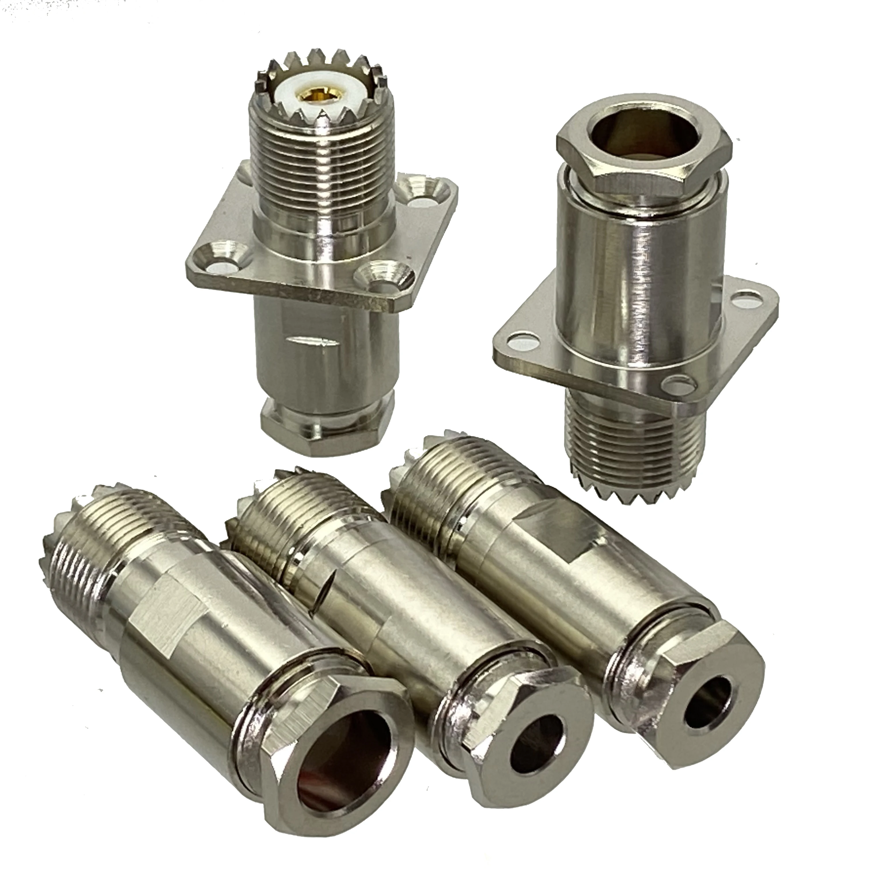 1 Pz Connettore Uhf Pl259 Morsetto Maschio Rg58 Rg142 / Rg8X / Rg5 Rg6 / Rg8 Cavo Coassiale Adattatore Rf Dritto E Ad Angolo Retto