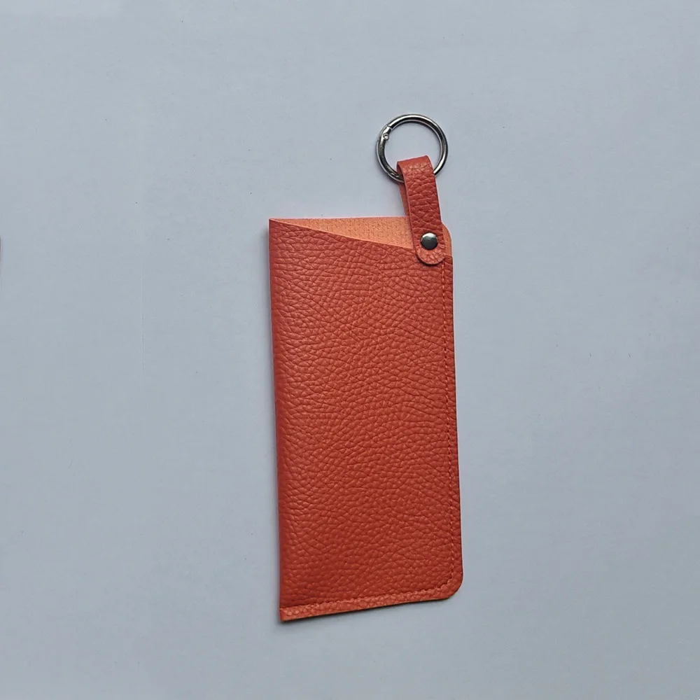 Lychee Pattern Water-Resistant PU Leather Eyewear Case - Durable & Easy to Maintain