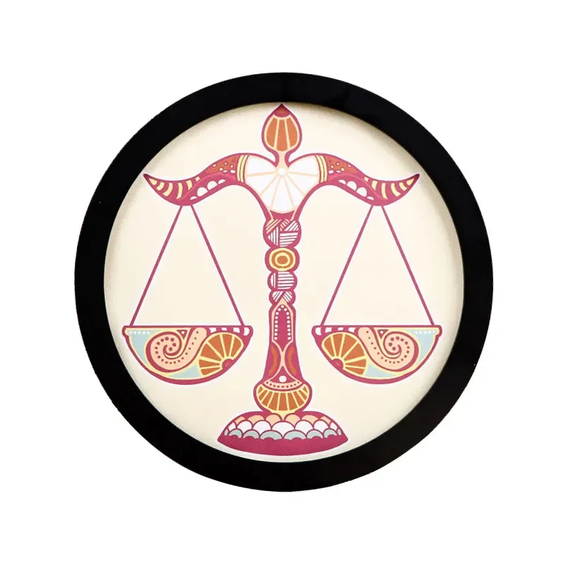 Round Wooden Picture Frames Creative Gift DIY Wall Hanging Wood Picture Holder Wall Mounted Photo Frame Round Home Decoration