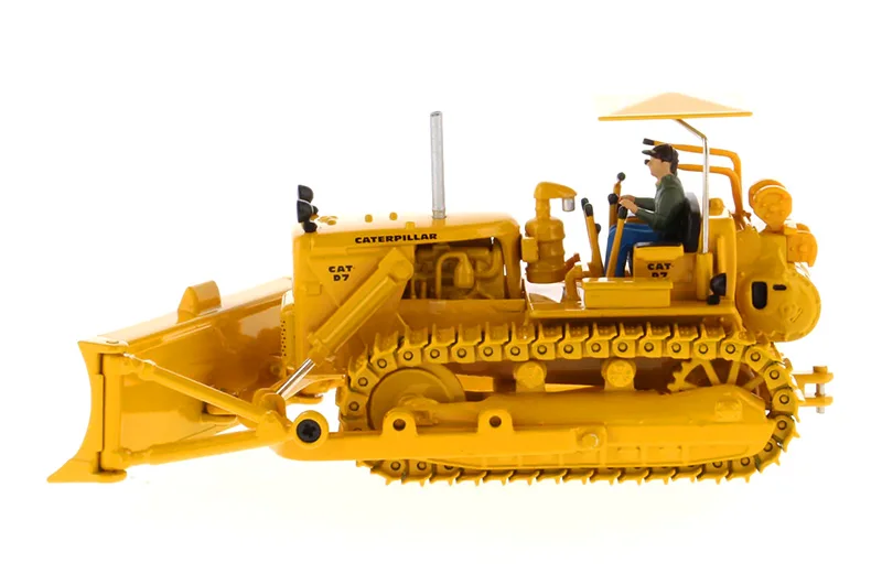 Nuovo Trattore Cingolato Dm 1:50 Cat D7C Serie Vintage Di Diecast Masters 85577