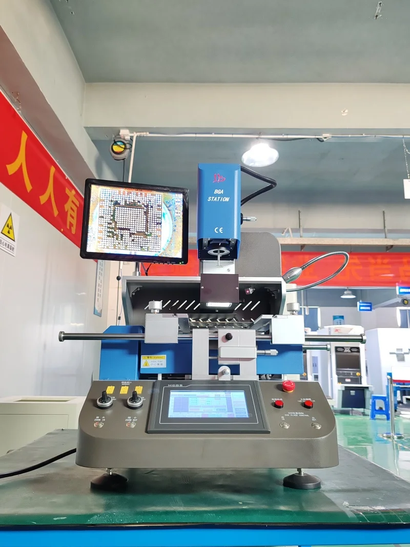 LY G750 CCD 반자동 정렬 시스템 탑재 노트북 및 게임 콘솔용 BGA 리워크 스테이션 220V 6800W 블루 블랙 색상
