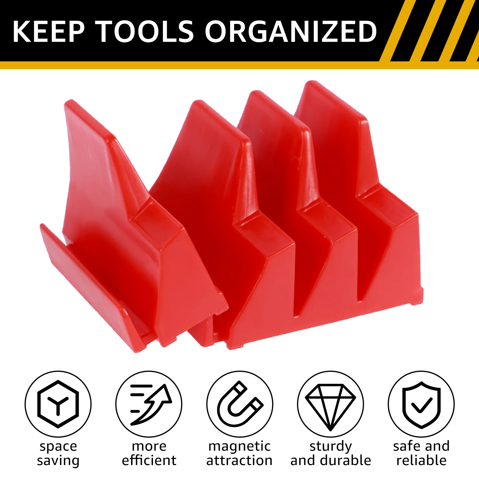 Magnetic Wrench Organizer Wrench Holder Tool Organizer Wrench Storage Organizer Holder Holds Up to 24 Wrenches for Toolbox Magnetic Wrench Holder Portable Tool Storage Shelf