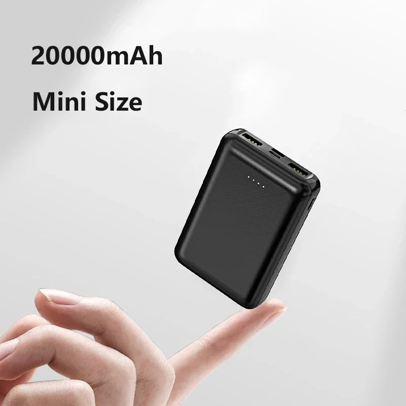 Caricatore portatile Power Bank 20000mAh 5V 2A Powerbank per ventola di raffreddamento giacca gilet riscaldato iPhone Samsung Xiaomi batteria esterna