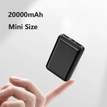 Caricatore portatile Power Bank 20000mAh 5V 2A Powerbank per ventola di raffreddamento giacca gilet riscaldato iPhone Samsung Xiaomi batteria esterna