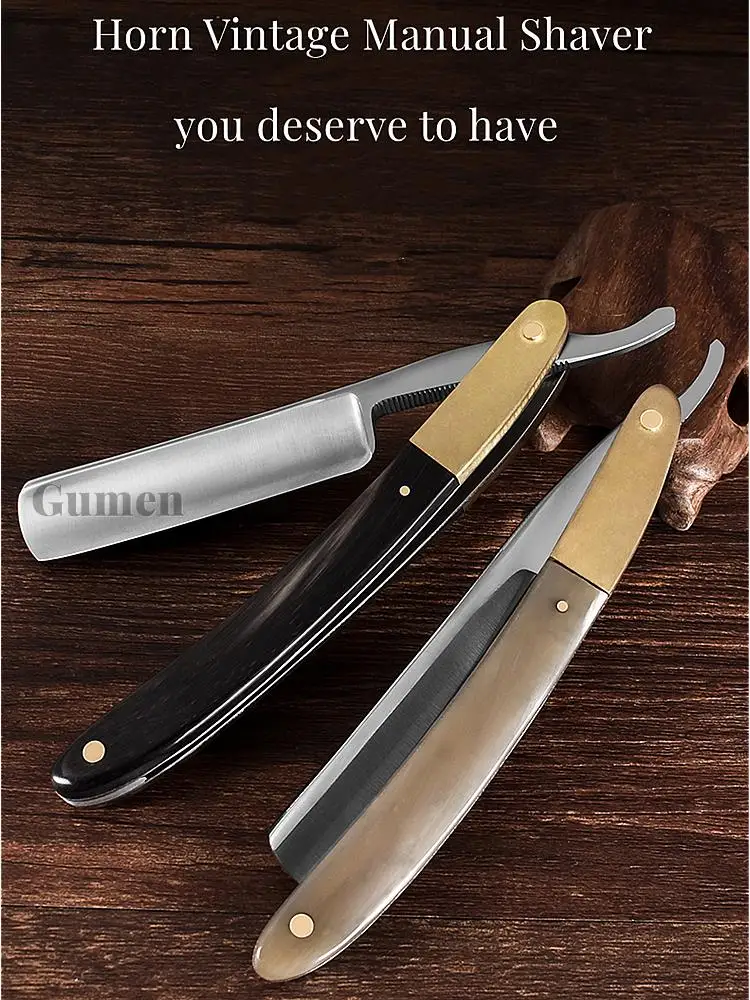 Japanese 440C Steel Straight Edge Sharp Barber Razor Salon Barbershop Shaving Razor Sharp Already Straight Razor For Men 2