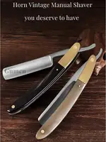 Japanese 440C Steel Straight Edge Sharp Barber Razor Salon Barbershop Shaving Razor Sharp Already Straight Razor For Men 2
