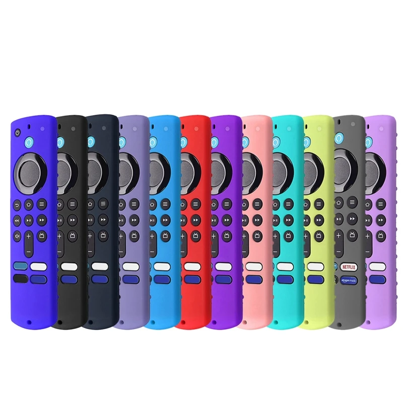 Smart Remote Control Case For Fire TV Stick 4k Max Non-slip Shell Cover Silicone Shockproof Washable Remote Replacement Cover
