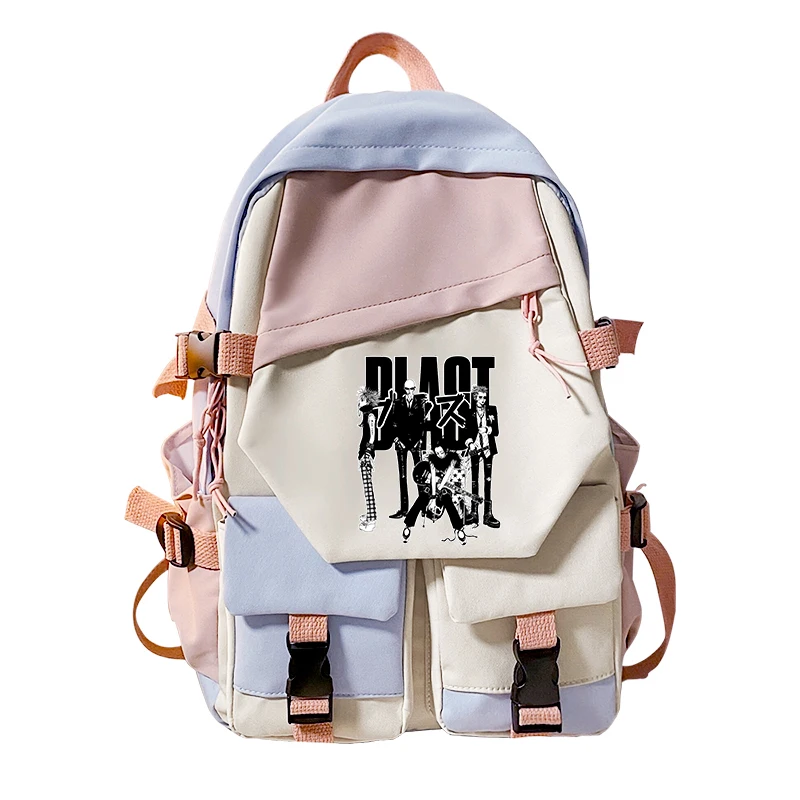 

Школьный ранец Nano Osaki, Лоскутная сумка на плечо для девушек, Ретро сумка для ноутбука с мангой, дорожный рюкзак большой емкости