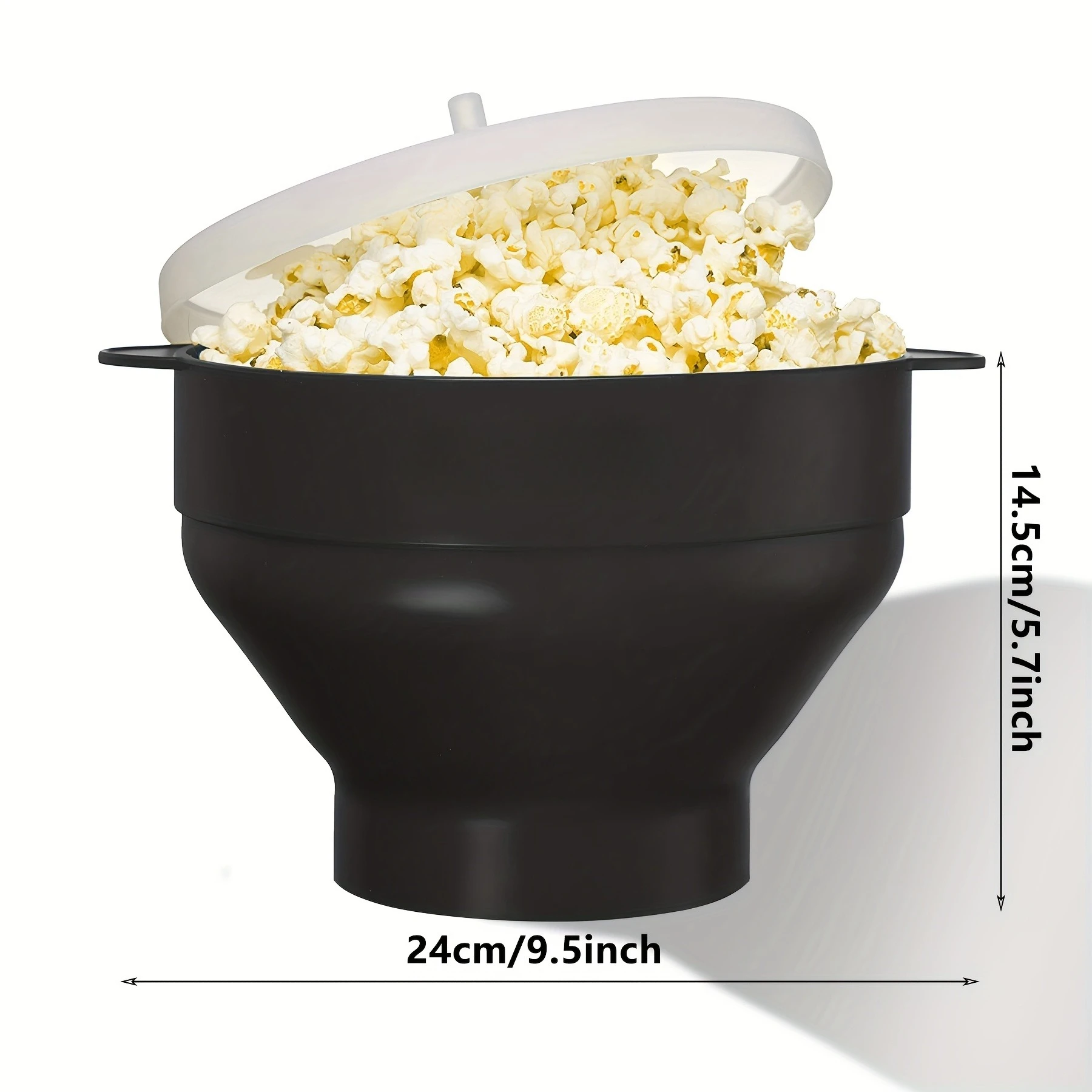 Foldable Silicone Microwave Popcorn Maker - Large Capacity, BPA-Free & Dishwasher Safe