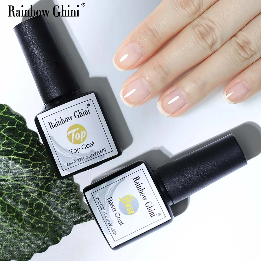 

Base and Permanent Top Coat No Wipe UV Gellack First Nail Primer for Gel Polish Varnish Dehydrator Gummy Nail Prepnail Desiccant