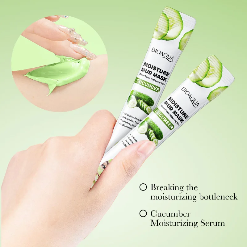 Cucumber Vitamin C Sea Mud Whitening Cleansing Rejuvenation Moisturizing Mud Mask Skin Care Products