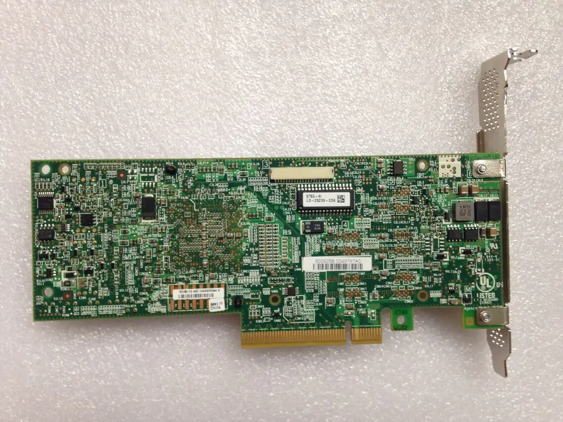 LSI 3ware SAS 9750-4i 6 Gb/s 4-Port SATA + SAS RAID karta kontrolera