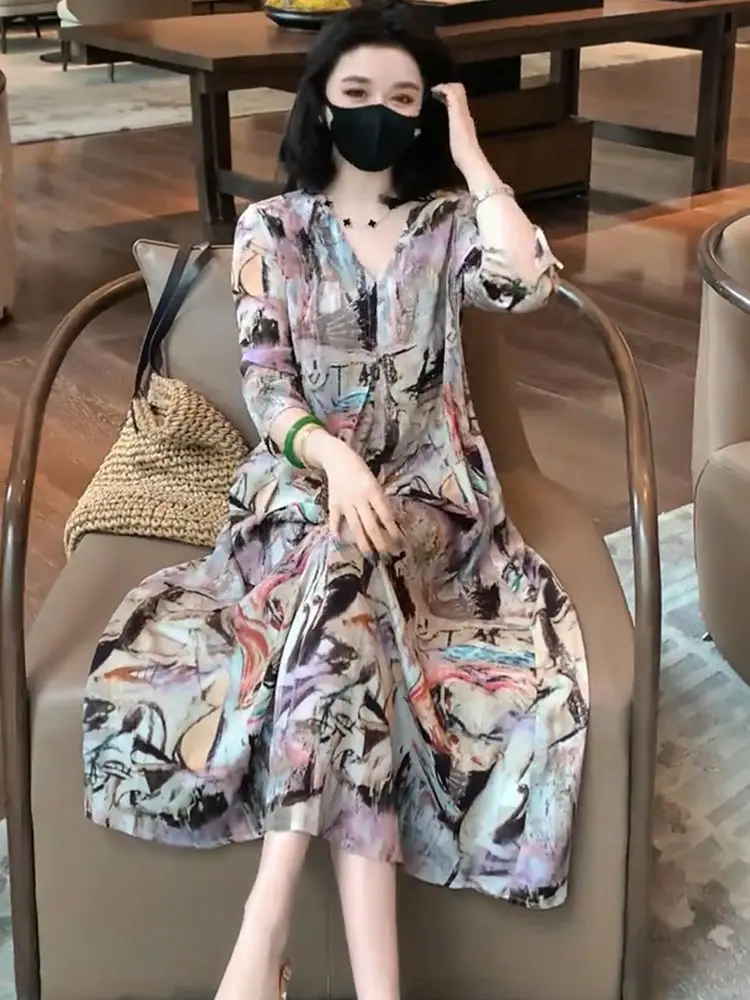 【新品未使用品】Montecristo French Sleeve Dress Long Sleeve Corded Midi Dress – Marchesa