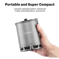 Fire-Maple G3 Petrel 600ml Aluminium Alloy Pot Lightweight Outdoor Camping Cookware High Efficiency Heat Exchanger Pot 2