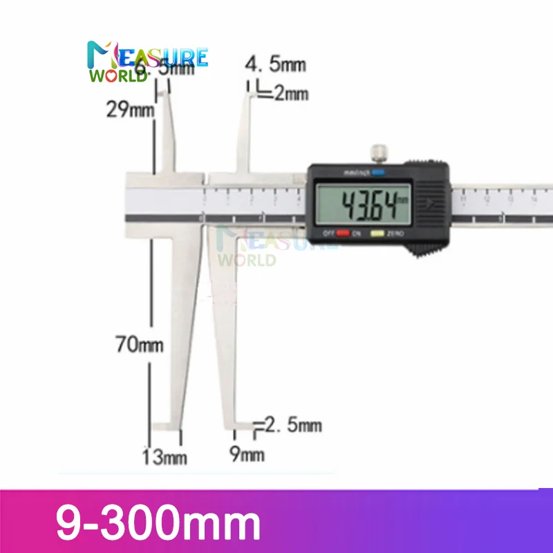 StainlessSteelCaliperDoubleInnerGrooveDigitalDisplayCaliper