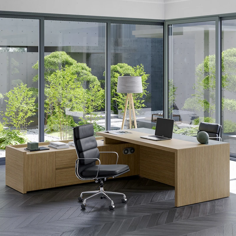 Desk boss desk modern simple large class desk boss office desk and chair manager office furniture combination manager