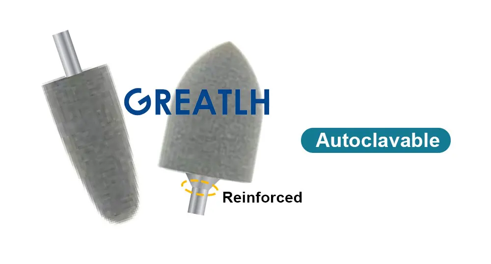 10 Pz/set Dental Lab Lucidatrice Per Gomma Siliconica Prodotti Per Laboratori Odontotecnici Fresa In Gomma Siliconica Fresa Per Lucidatura Grossa/media/Fine - Foto 8