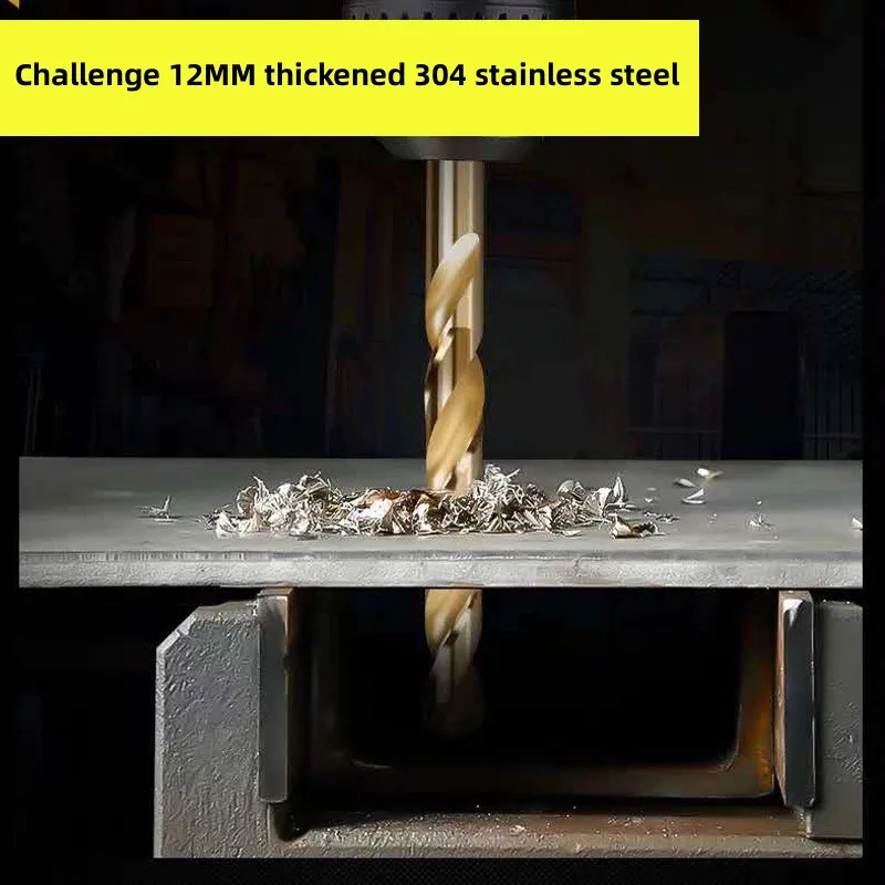 HSS M35 Cobalt Coated Twist Drill Bit Set Core For Wood Metal Hole Cutter Stainless Steel Wood Metal Drilling