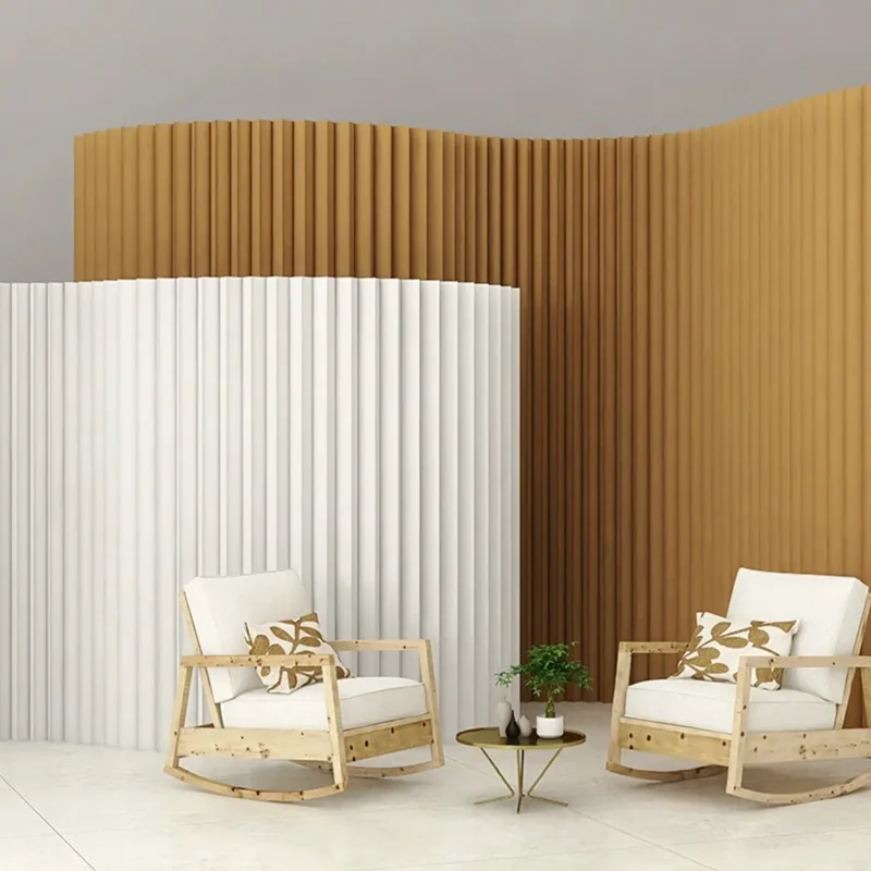 2M 3M Customizable Home Decor White Folding Organ Paper Wall Removable Screens & Room Dividers For Office Porch Partition