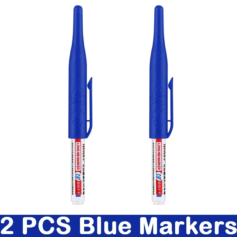 Deep Hole Long Nib Markers for Waterproof Art and Woodworking