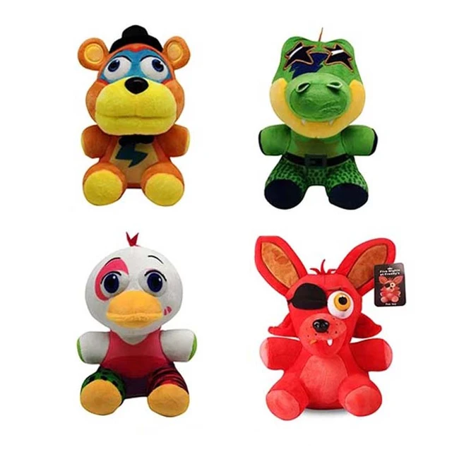 18cm FNAF Plush Toys Freddy Fazbear Bear Foxy Rabbit Bonnie Chica Peluche  Juguetes 5 Nights At Freddy Plushie Fnaf Plush Toys - AliExpress