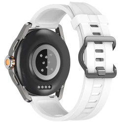 Silicone Sport Wristband Accessory - 22mm Strap for Xiaomi S4 Sport (White)