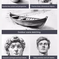 2H HB B 2B 3B 4B 5B 6B 7B 8B 12B 14B Charcoal Pencils for Drawing Sketching Shading Artists Beginners Graphite Sketch Pencil Set 2