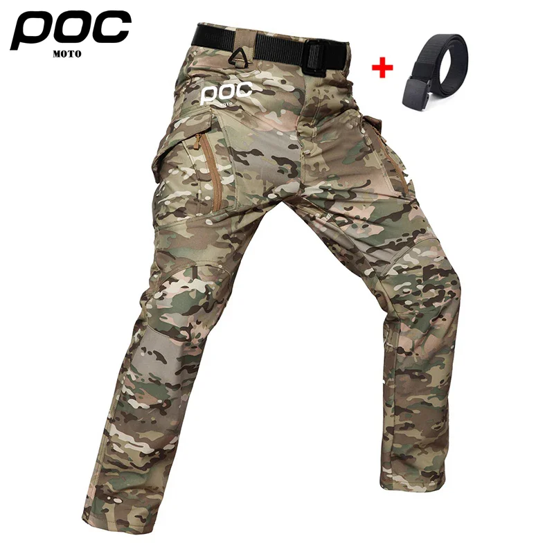 Men Cycling Long Pants MOTO POC Mountain Bike Bottoms Culottes Motorcycle Racing Bicycle Trousers Pantalones De Bicicletas Mtb