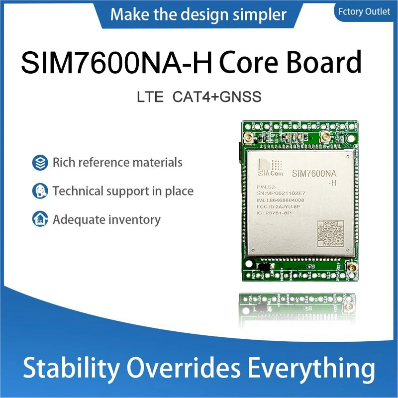 

SIMcom SIM7600NA-H LTE CAT4 Core коммутационная плата kit, 1 шт.