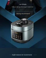Midea Electric Pressure Cooker Household Appliances 5L Capacity Uncoated Stainless Steel Double Liner Multi-Functional Smart 1