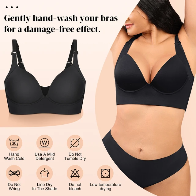 Ezrch Chicchicbody Bra, Deep Cup Bra Hide Back Fat Plus Size, Fashion  Nakans Bra Full Back Coverage : : Clothing, Shoes & Accessories