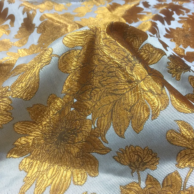 Gold 374 Silk Jacquard main image 0