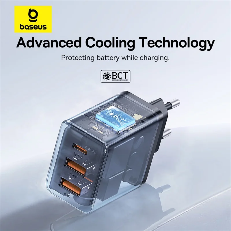 Baseus 30W USB Charger QC3.0 PD3.0 Type C PD Fast Charging 3 Ports Quick Phone Charger For iPhone 15 14 13Pro Max Xiaomi Samsung Best Sellers In Phones Accessories