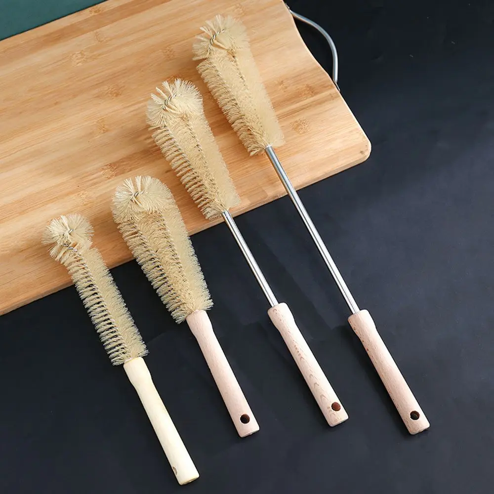 

Многофункциональные кухонные принадлежности для чая, деревянная ручка, щетка для мытья бутылок, инструменты для мытья, щетка для мытья кухни