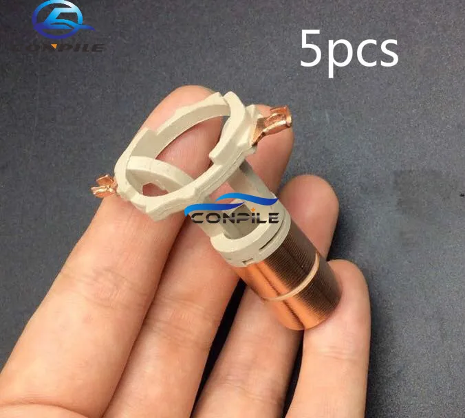 Car Generator Accessories 5pcs For Buick Excelle Regal GL8 LaCrosse Citroen Peugeot For Valeo Generator Copper Head Copper Collector Ring (9x15x47mm)
