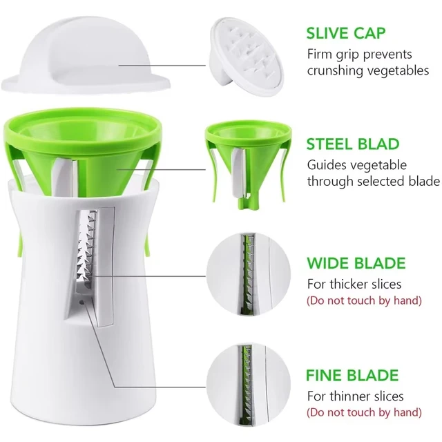 Heavy Duty Vegetable Spiralizer – Zucchini Noodle Cutter 4