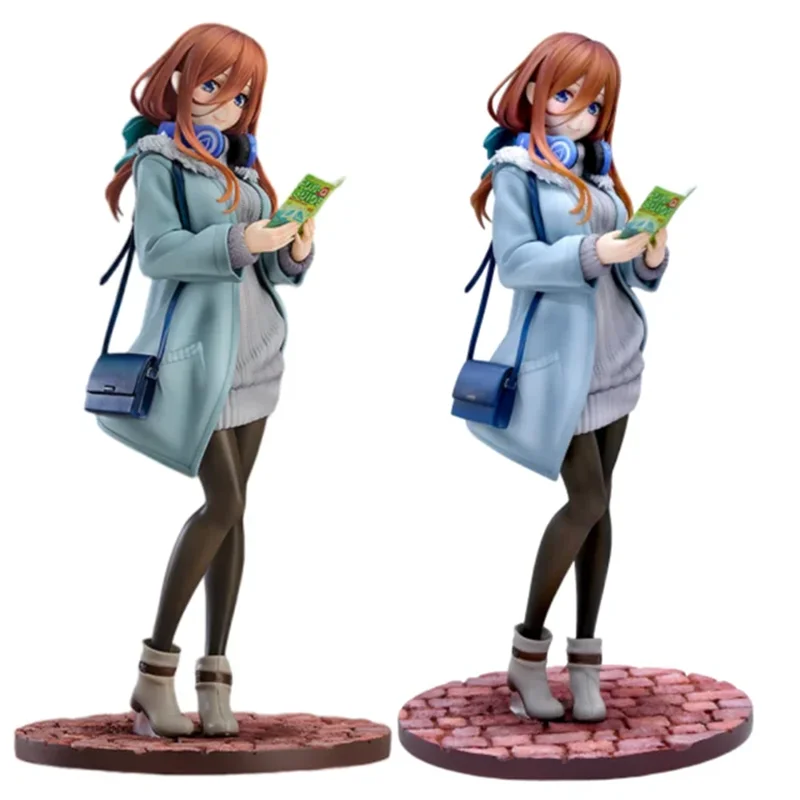 

27cm The Quintessential Quintuplets Anime Figure Nakano Miku Dating Style Action Figure Girl Collection Statue Model Gift Toys