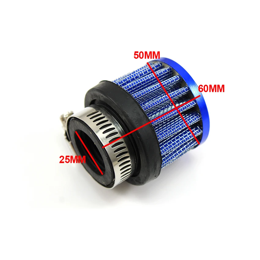 Car Motor Cold Air Intake Filter Kit Vent Crankcase Breather Part 25mm Universal car air intake system