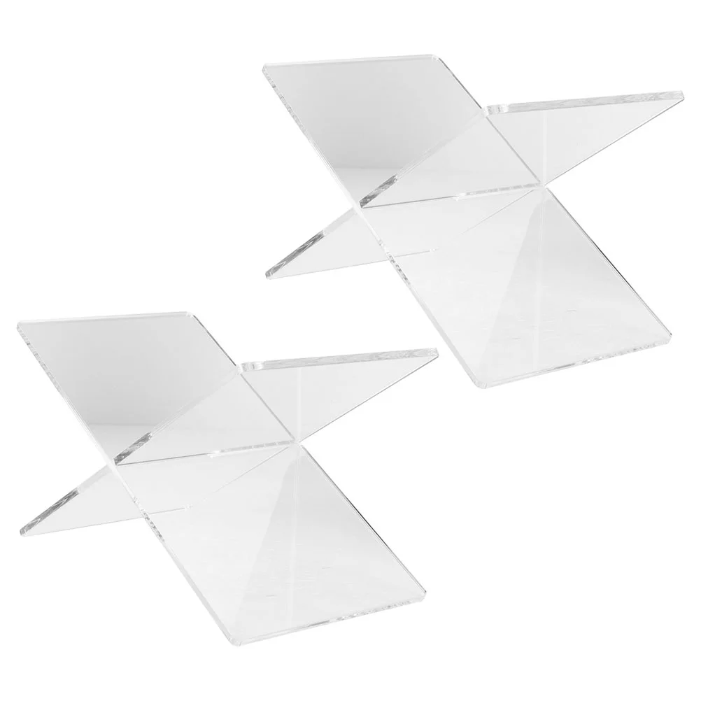 

2 шт. X-образная искусственная стойка для чтения, Многофункциональная подставка для книг