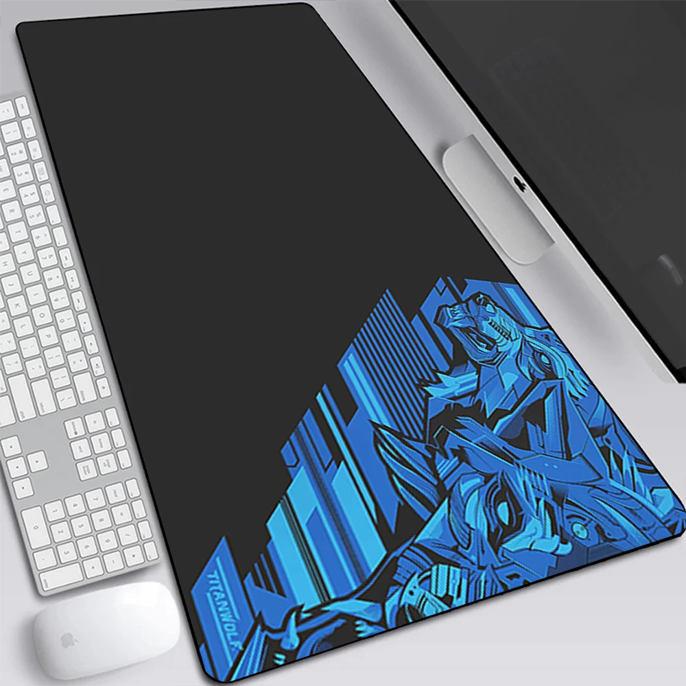 Large Desk Mat With Stitched Edges - 35.4x15.7 Inch Mouse Pad, War Tank Flag Design, Waterproof