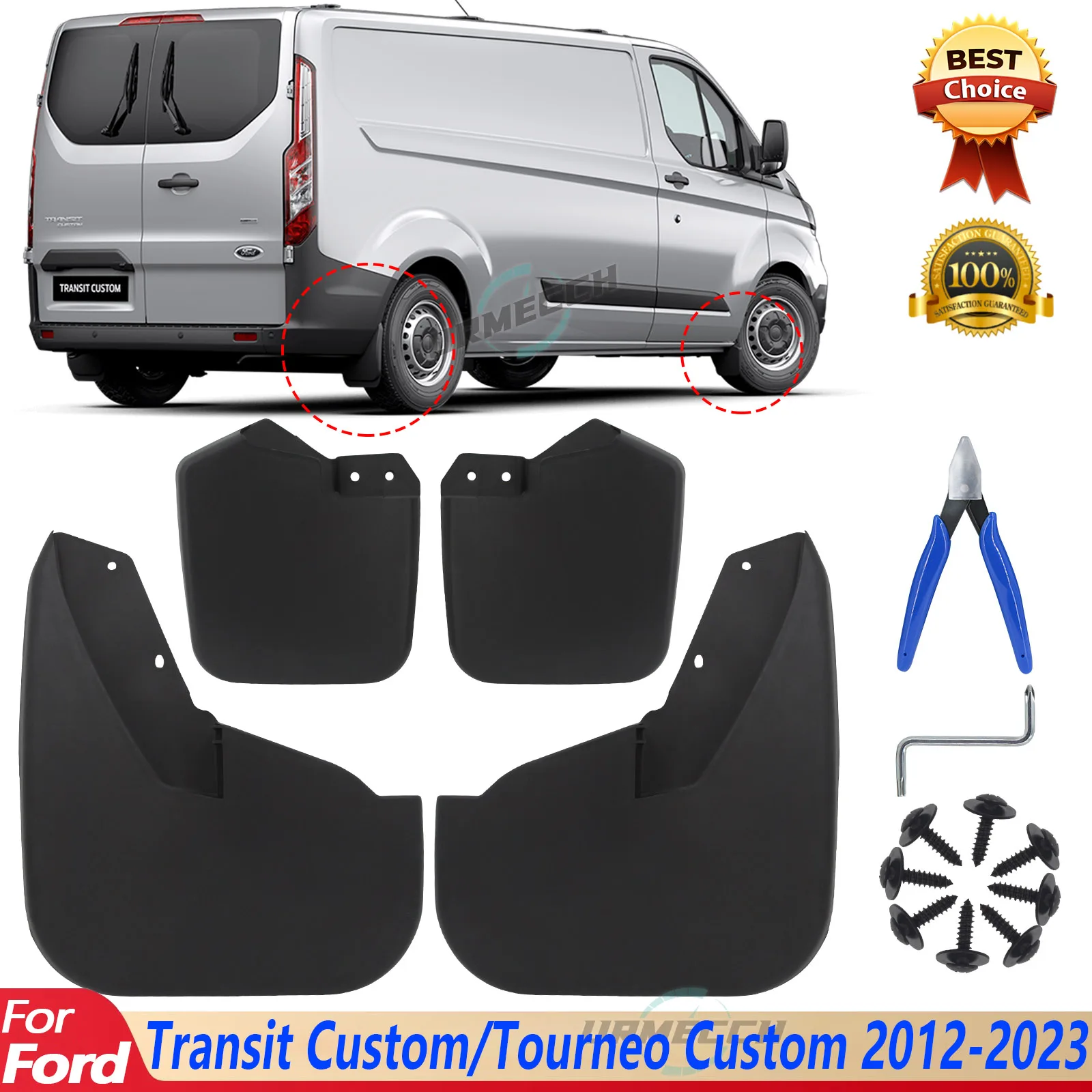Voiture Garde-Boue Pour Ford Pour Transit Pour Courier Pour Tourneo Pour Nugget Pour Camping-Car Pour Camping-Car Pour Van Pour Conversion 4X4 Bavettes Garde-Boue Bavettes Garde-boues