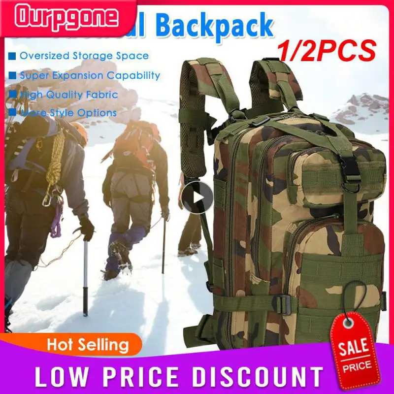 

1/2PCS Large Capacity Men Army Military Tactical Backpack 3P Softback Outdoor Waterproof Bag Hiking Camping Hunting Bags