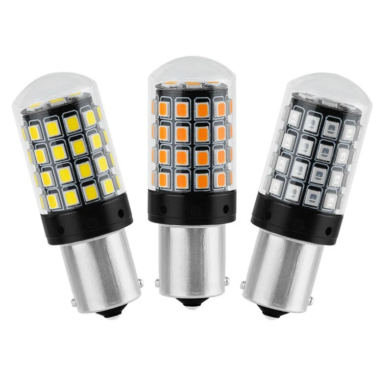 3157 LED ���� 54smd Canbus ���� ������ ���� ���õ�, 1156 BA15S P21W BAU15S PY21W 7440 W21W P21/5W 1157 BAY15D 7443, 2 ��
