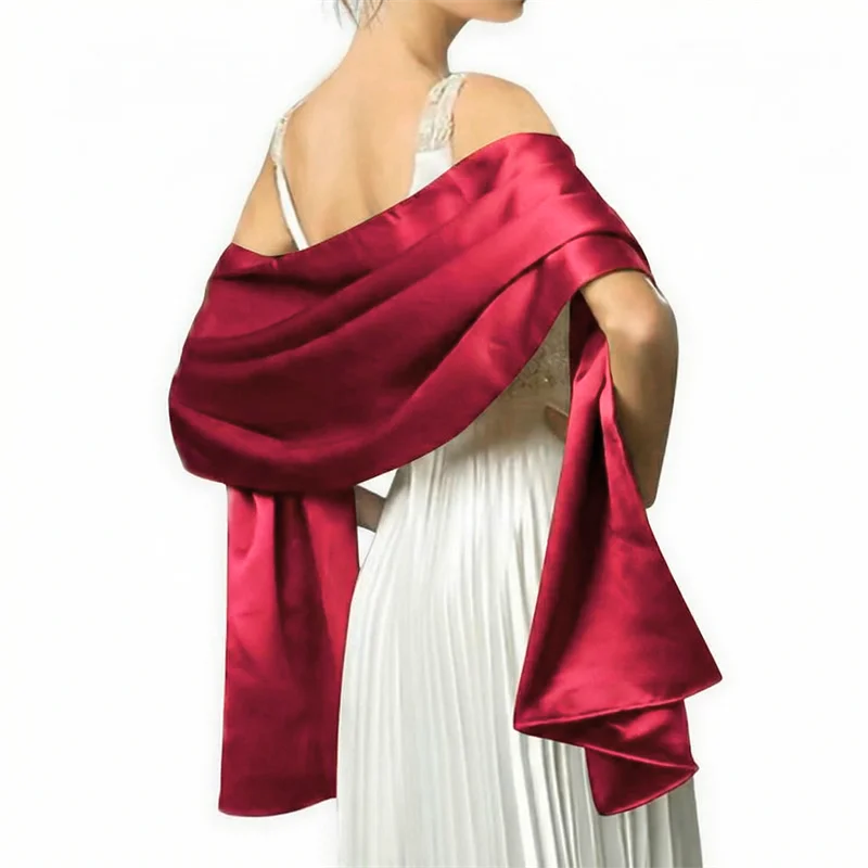 Luxuriöser Seidenschal mit Farbverlauf für Damen, Marken-Schals und -Tücher, Bandana, Kopftuch, Modischer Hijab, Hochzeits-Poncho 2026 – Detail 15