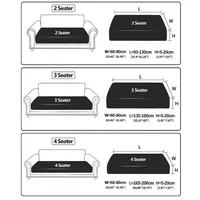 Thick Jacquard Sofa Seat Cover Elastic Sofa Cover Protector Couch Cover for Sofa Anti-dust Removable Sofa Cushion Cover 2