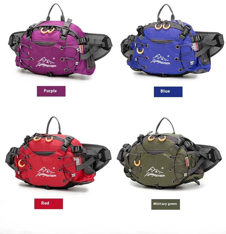 Camping Waist Chest Bag Outdoor Nylon Shoulder Bag Crossbody Travel Cycling Bicycle Riding Running Handbags Climbing Men's Bags 6