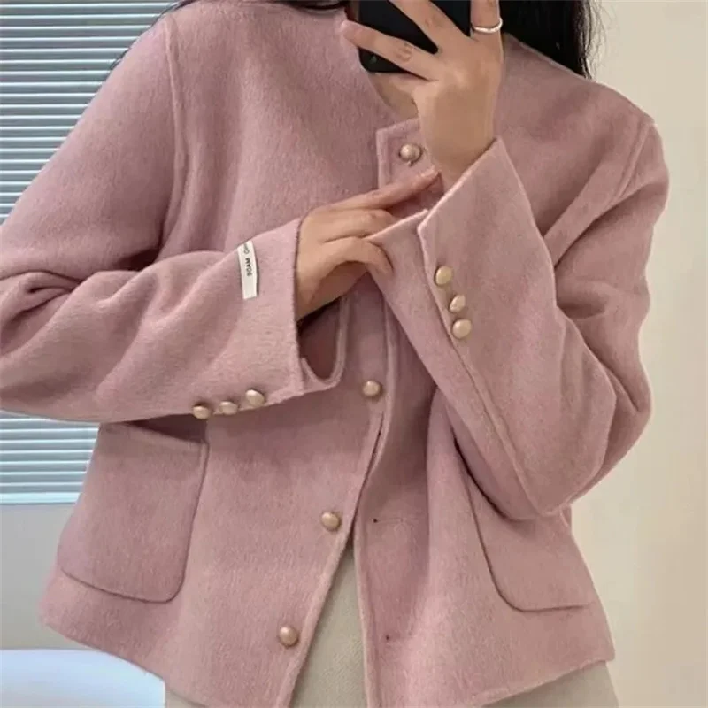 Новинка 2023, маленькое очаровательное пальто