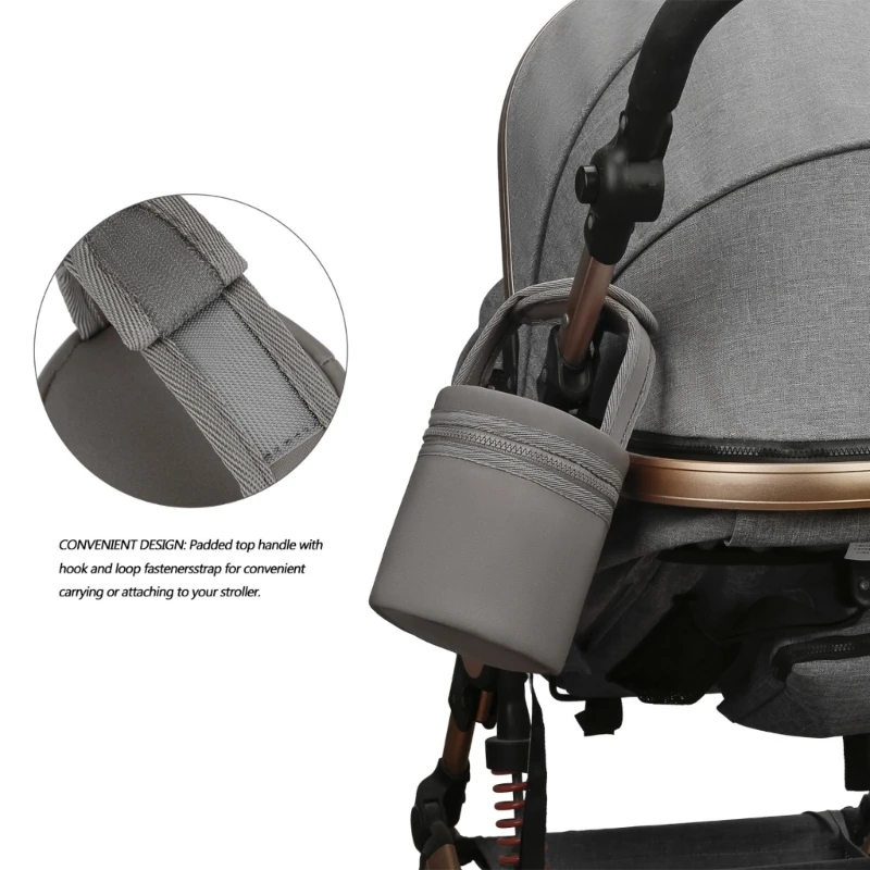 Thermal Baby Bottle Holder Bag Insulated Baby Bottle Carriers Bag Bottle Warmer Bag Keeps Milk Warm for Parents Travel 3