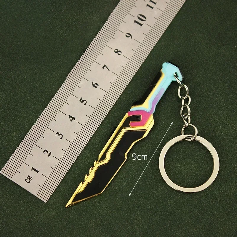 thumbnail image 1 of Llavero con arma Valorant Reaver Karambit Vandal Prime Champions Skins Espada samurái Navaja de bolsillo Modelo de arma Regalos Juguetes para niños, 1 of 5